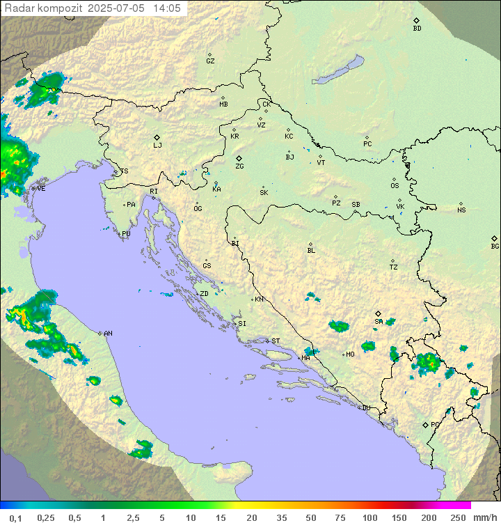 Padavine Hrvaška