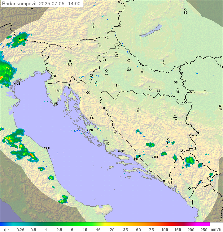 Padavine Hrvaška