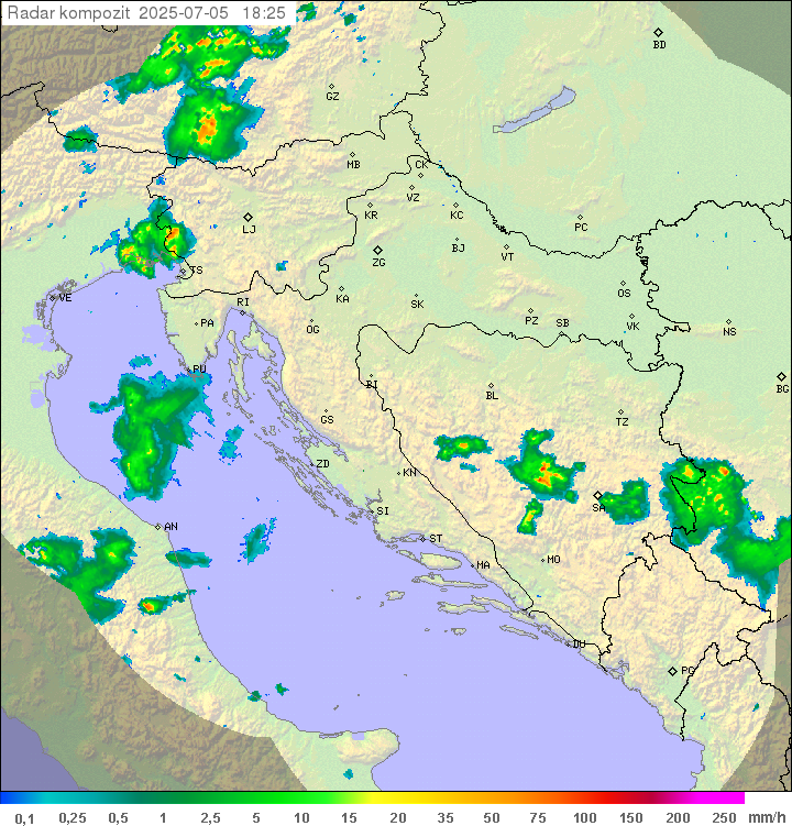 Padavine Hrvaška