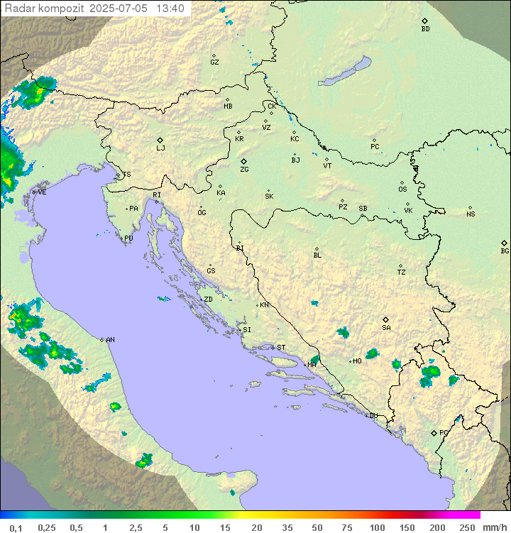 Padavine Hrvaška