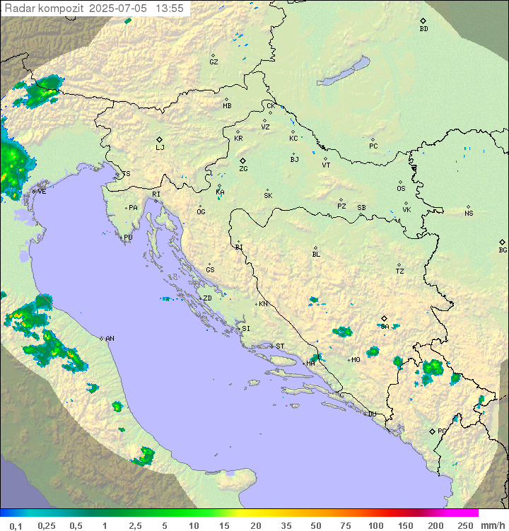 Padavine Hrvaška