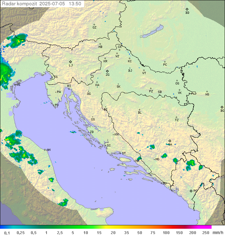 Padavine Hrvaška