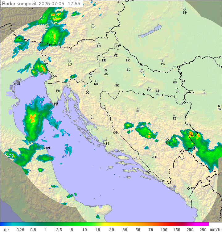 Padavine Hrvaška