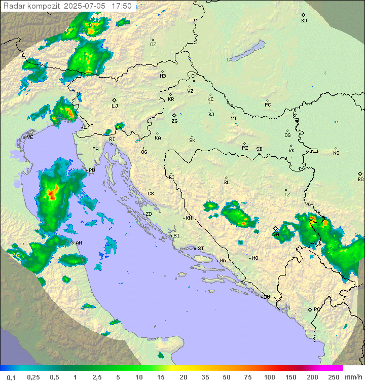 Padavine Hrvaška