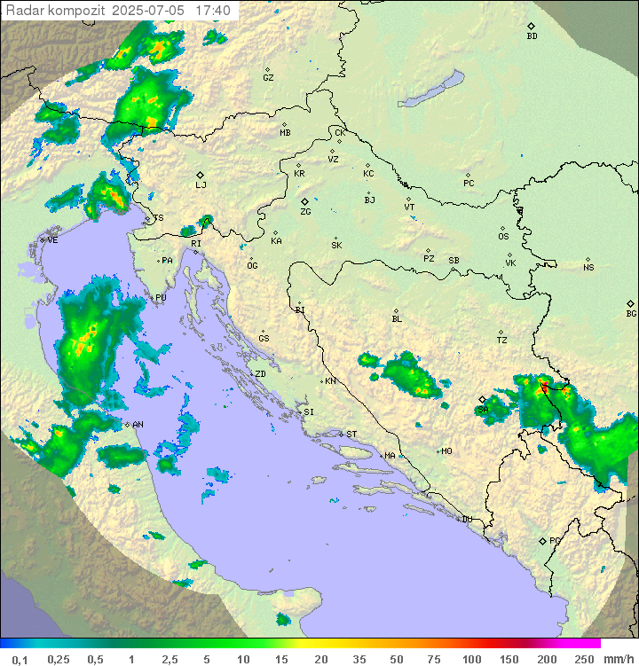 Padavine Hrvaška
