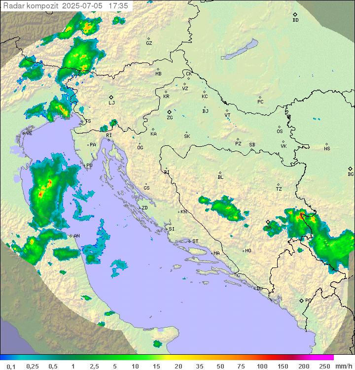 Padavine Hrvaška