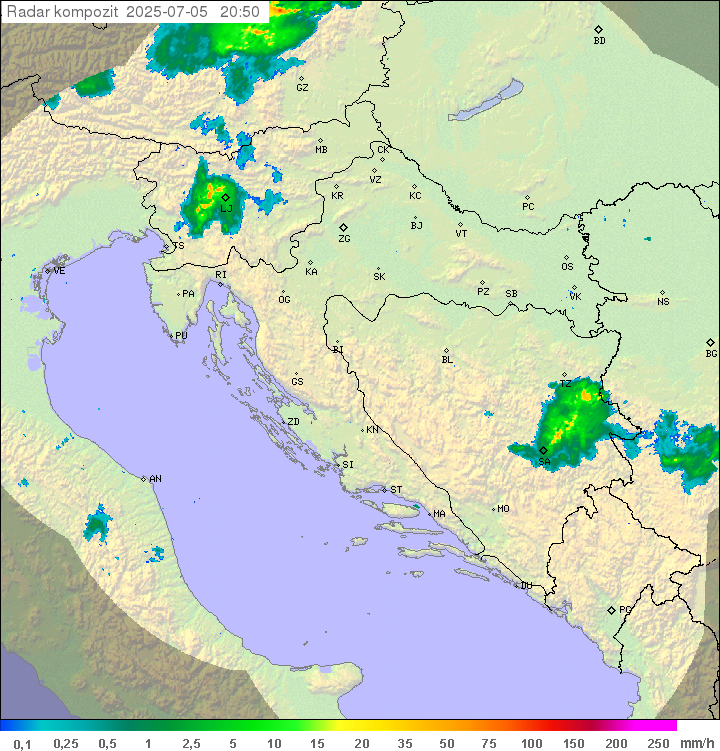 Padavine Hrvaška