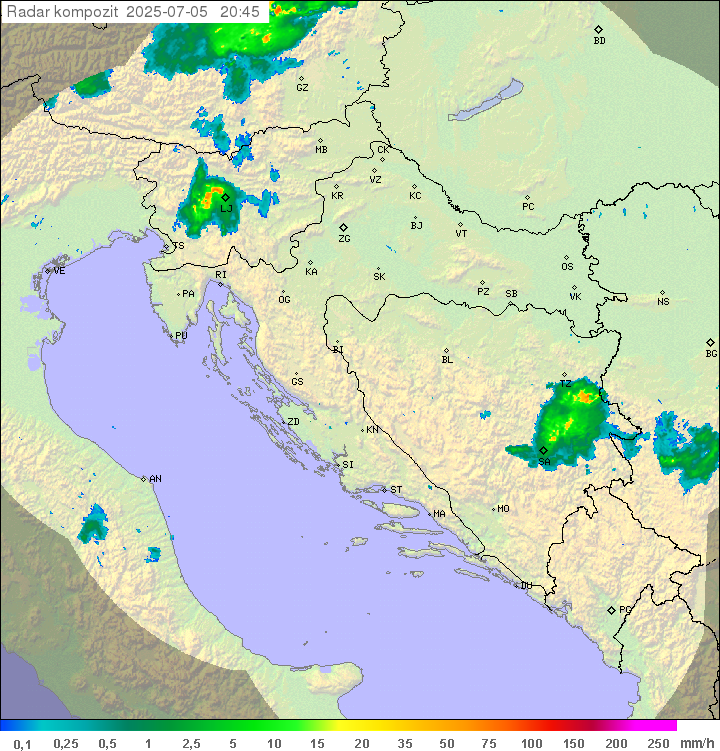 Padavine Hrvaška