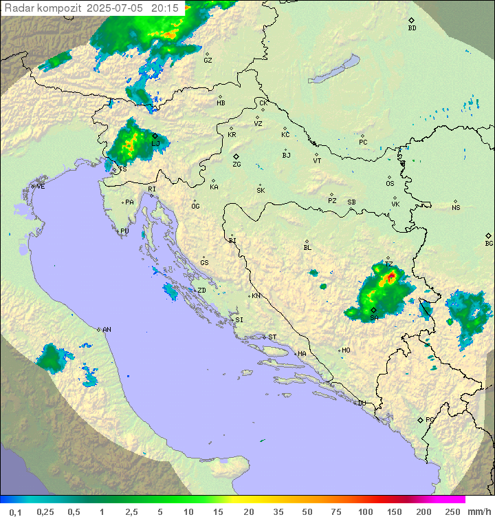 Padavine Hrvaška