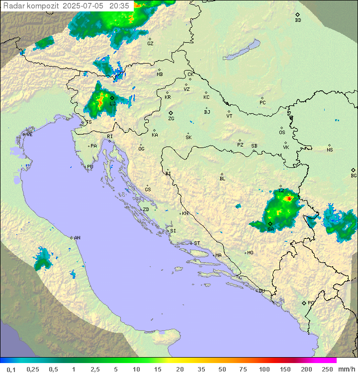 Padavine Hrvaška