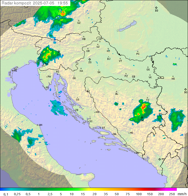 Padavine Hrvaška
