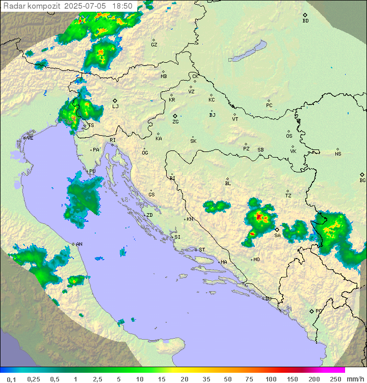 Padavine Hrvaška