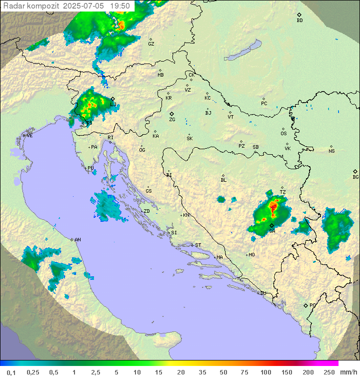 Padavine Hrvaška