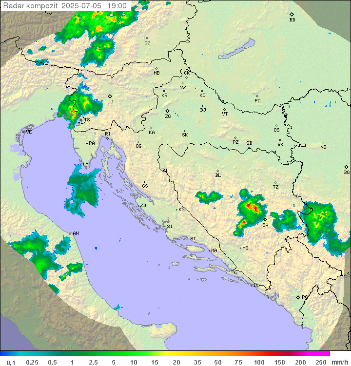 Padavine Hrvaška