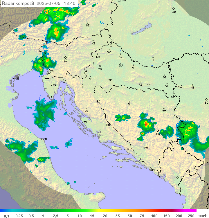 Padavine Hrvaška