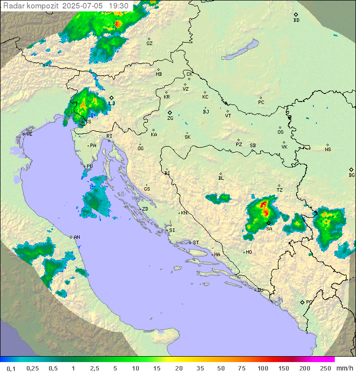 Padavine Hrvaška
