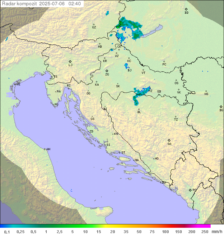 Padavine Hrvaška