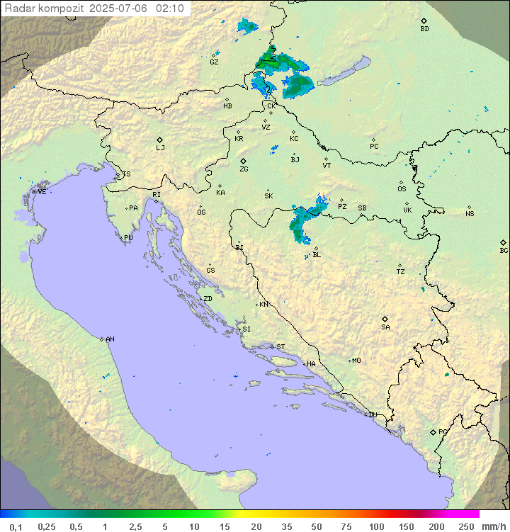Padavine Hrvaška