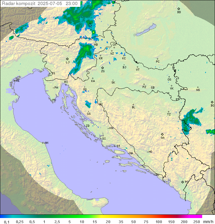 Padavine Hrvaška