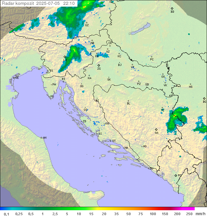 Padavine Hrvaška