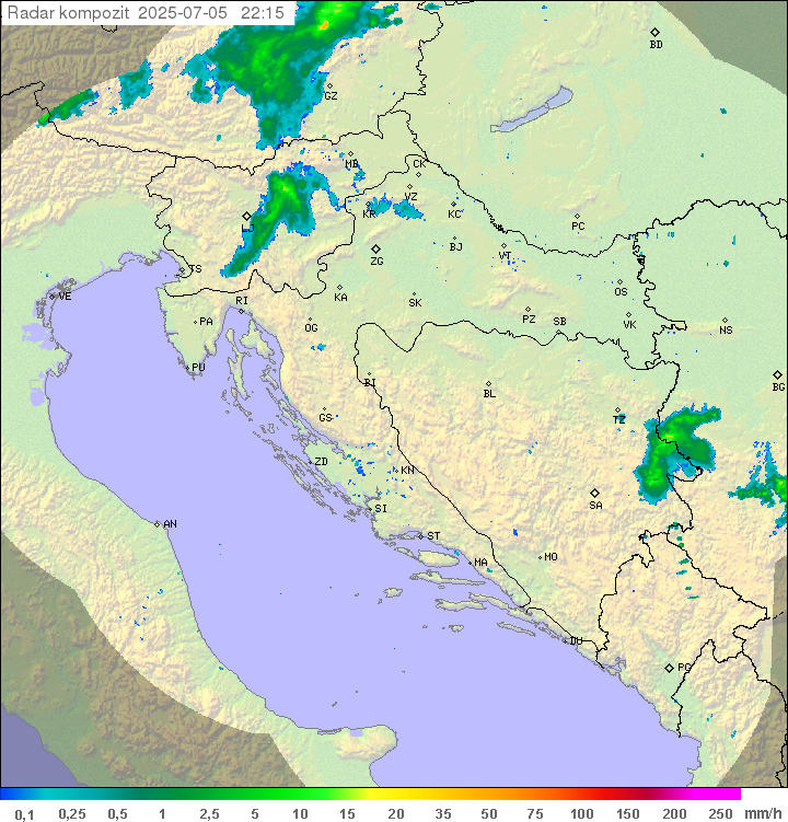 Padavine Hrvaška