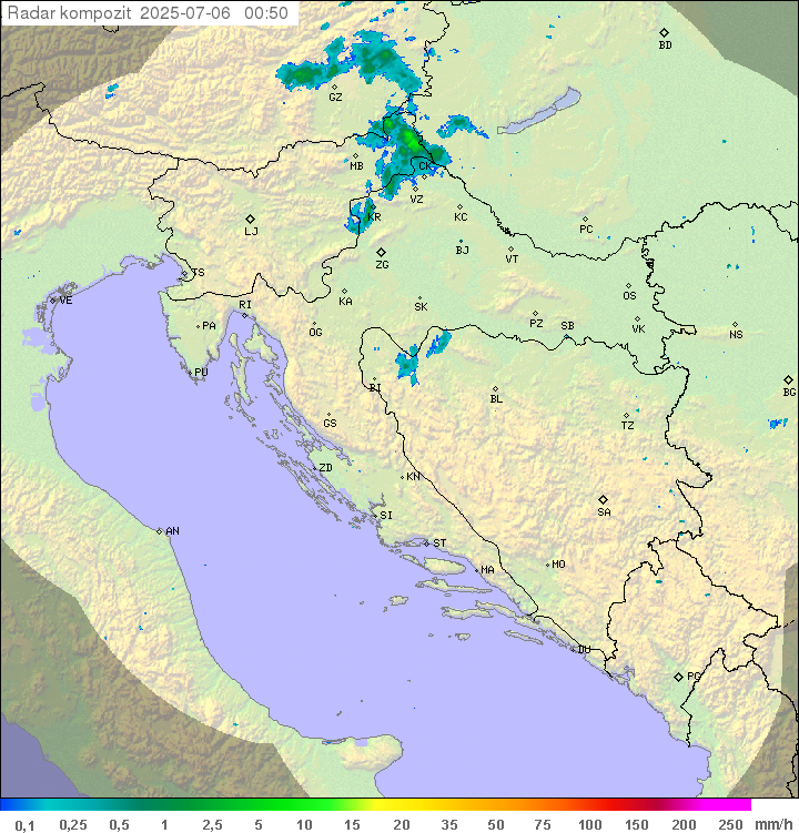 Padavine Hrvaška