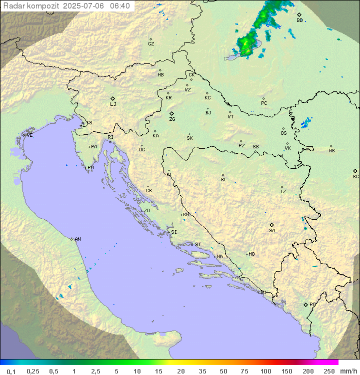 Padavine Hrvaška