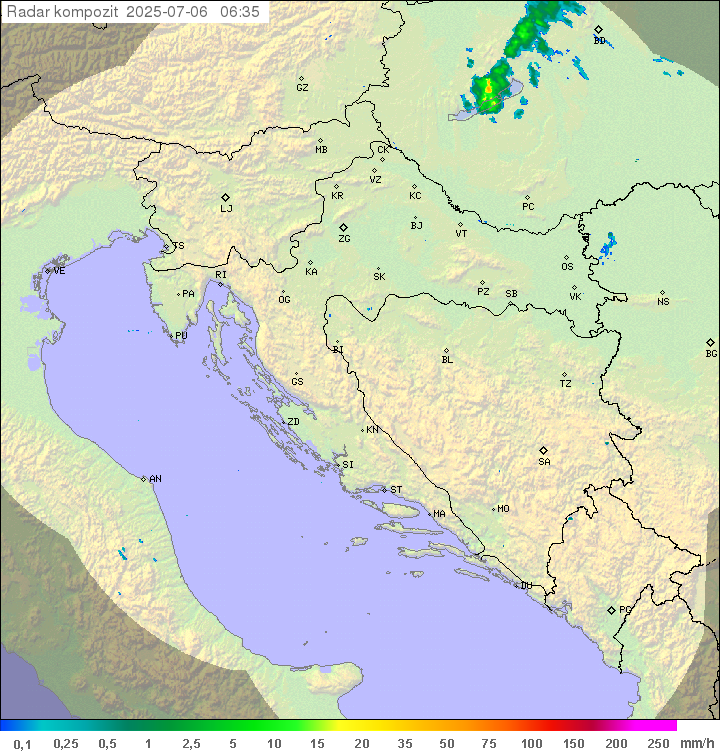 Padavine Hrvaška