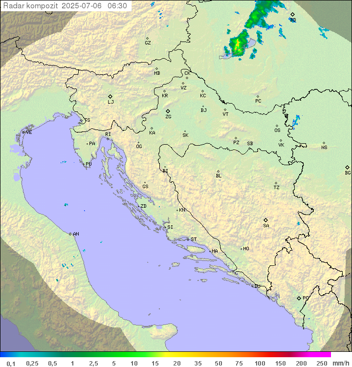 Padavine Hrvaška