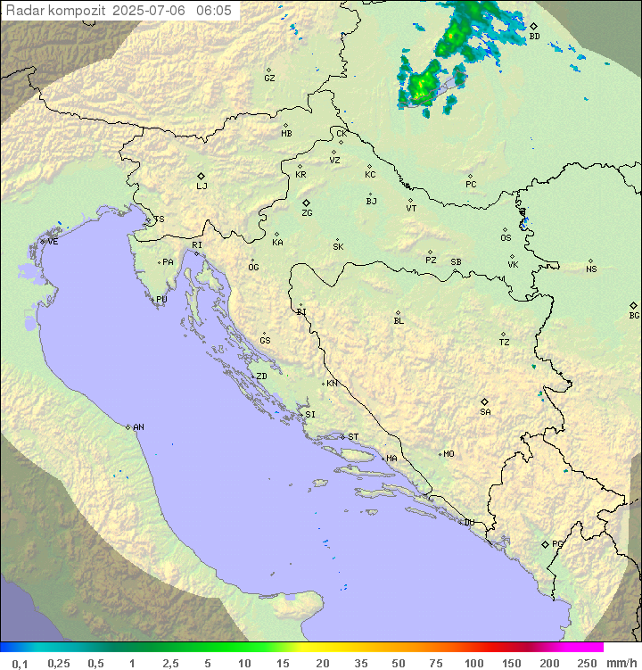 Padavine Hrvaška