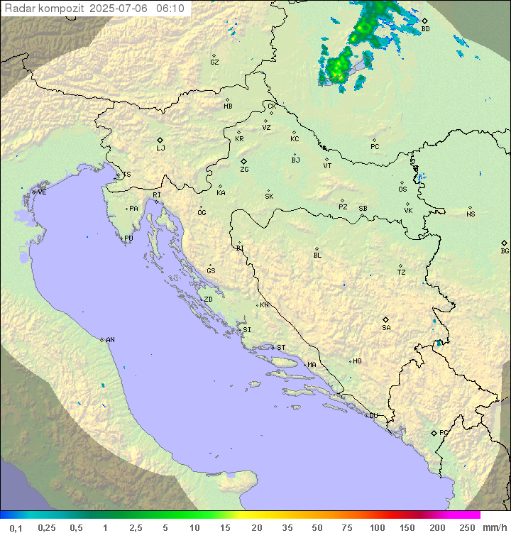 Padavine Hrvaška
