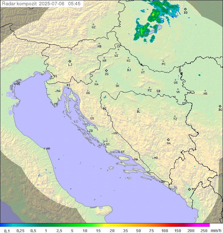 Padavine Hrvaška