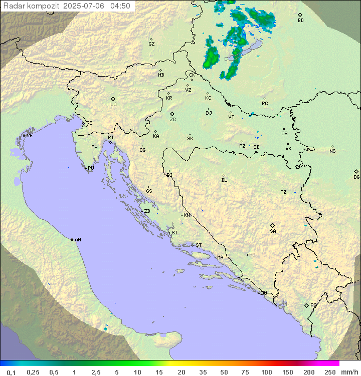 Padavine Hrvaška