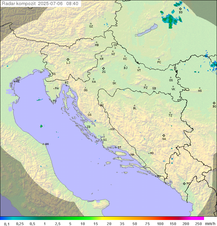 Padavine Hrvaška