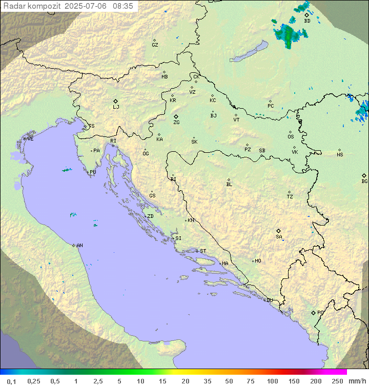 Padavine Hrvaška