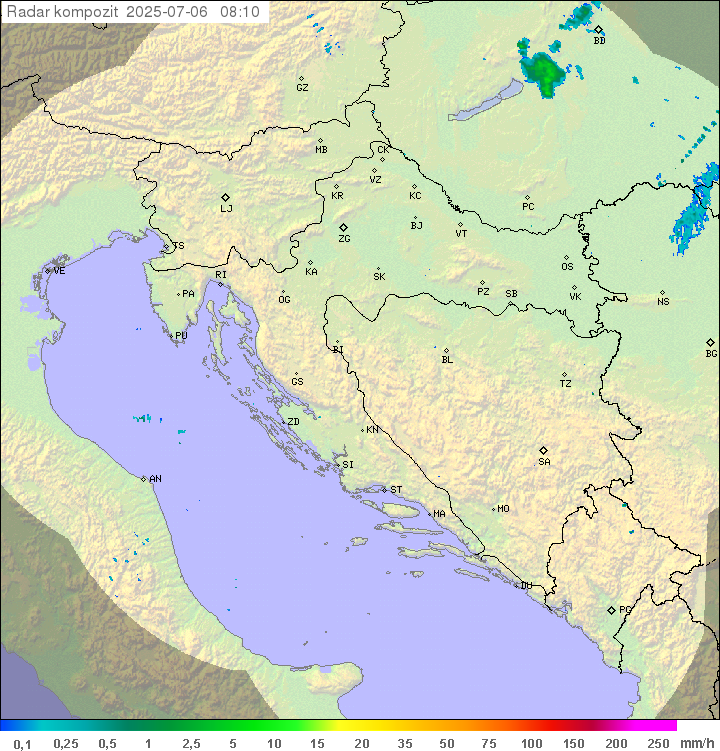 Padavine Hrvaška