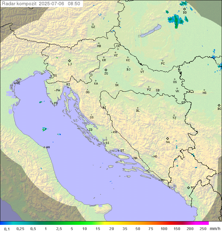 Padavine Hrvaška