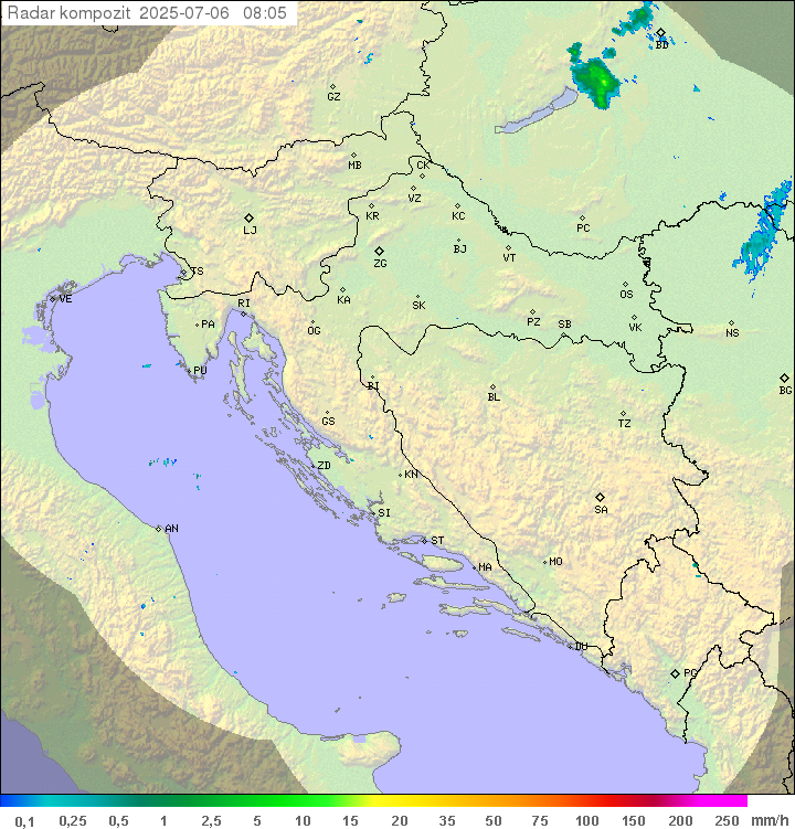 Padavine Hrvaška