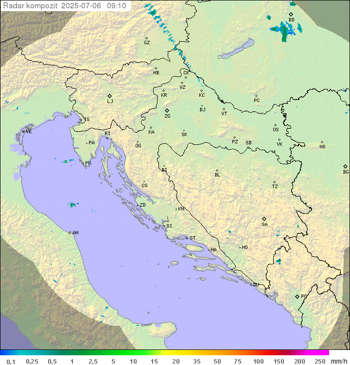 Padavine Hrvaška