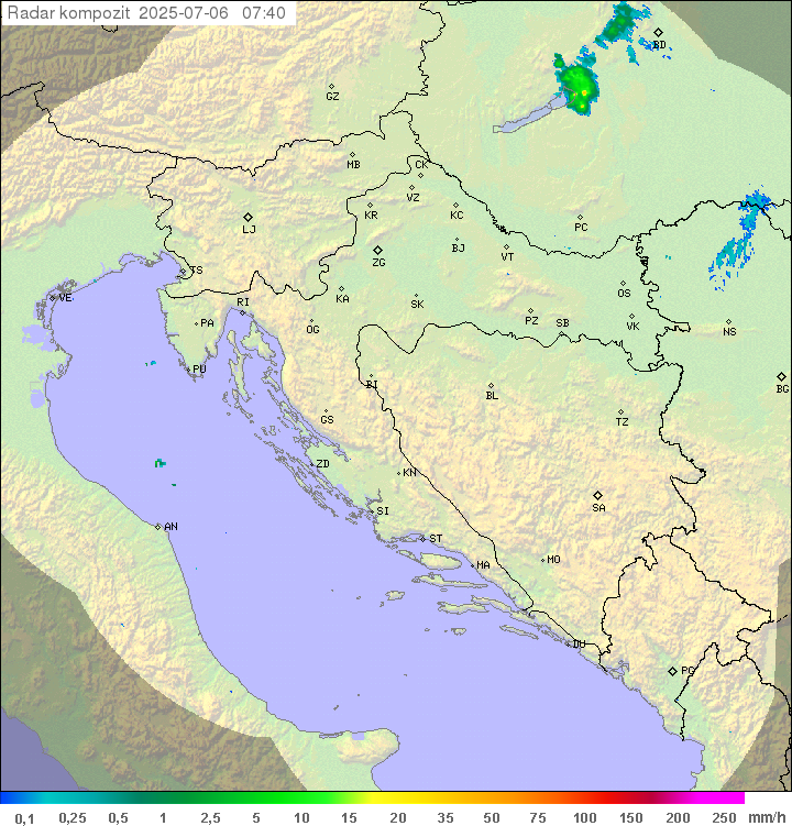 Padavine Hrvaška