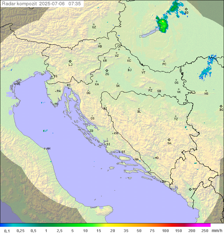 Padavine Hrvaška