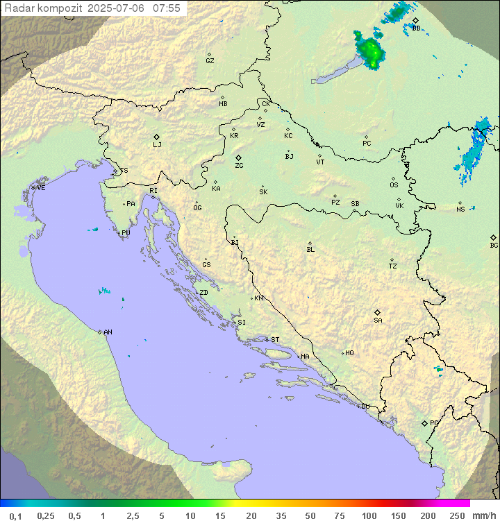 Padavine Hrvaška