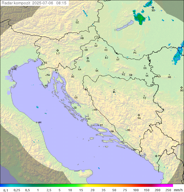Padavine Hrvaška