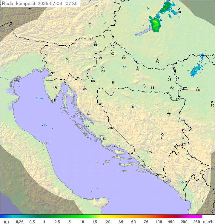 Padavine Hrvaška