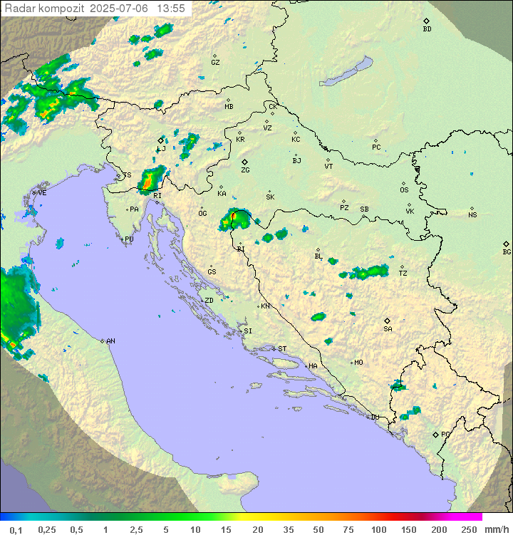 Padavine Hrvaška