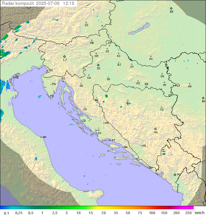 Padavine Hrvaška