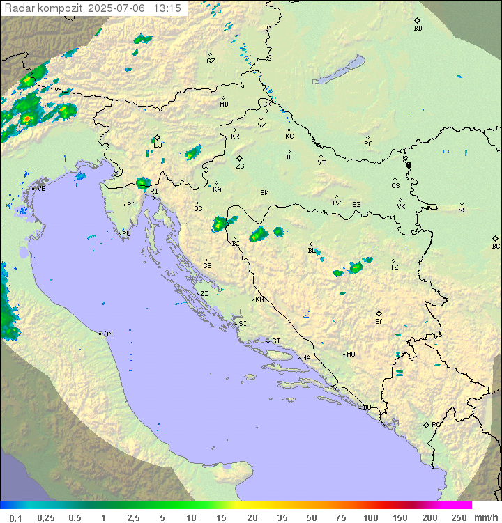 Padavine Hrvaška
