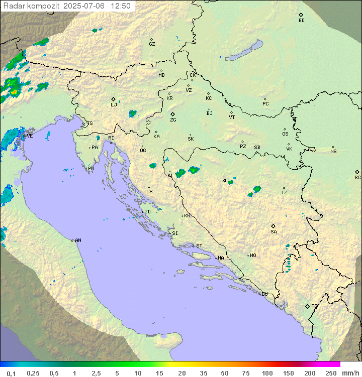 Padavine Hrvaška