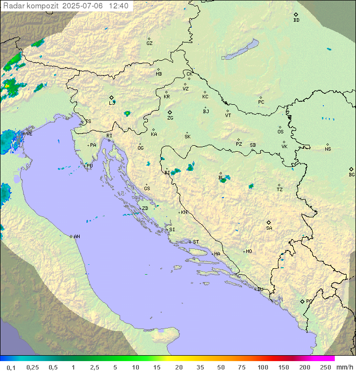 Padavine Hrvaška