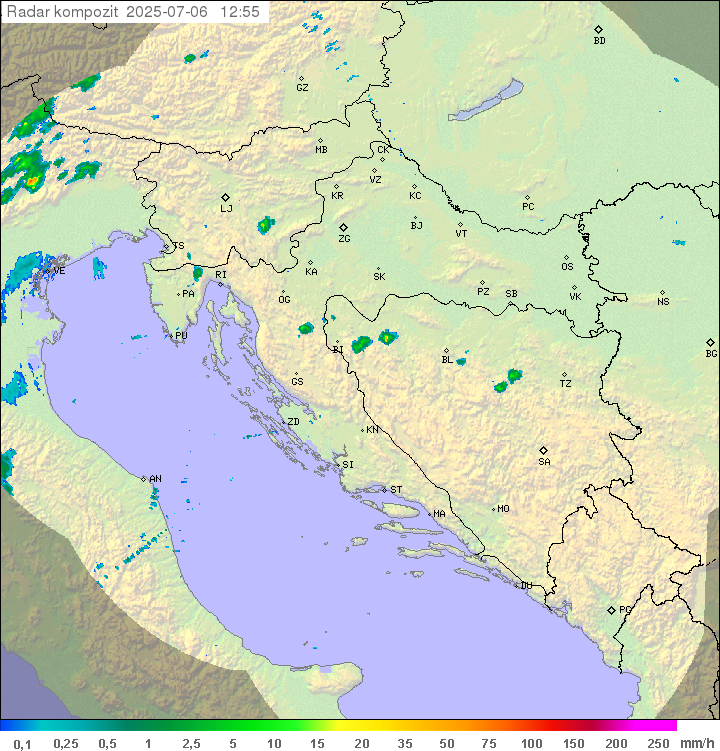 Padavine Hrvaška